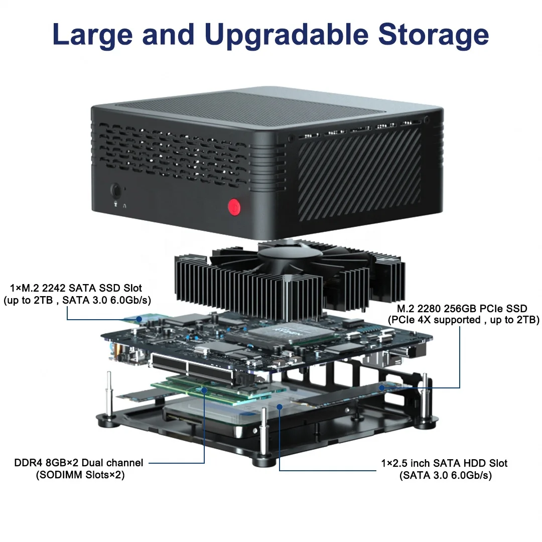 MINISFORUM EliteMini X400-4350G 小型デスクトップ ミニPC MINISFORUM EliteMini X400-4350G 小型デスクトップ ミニPC